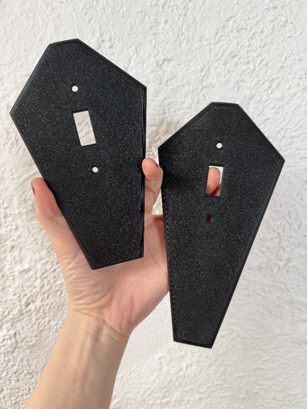 Pair of 3D Printed Light Plate Switch Covers